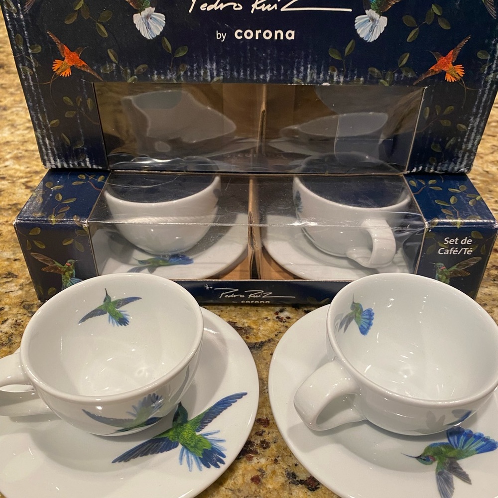 Porcelain Coffee Cup Set